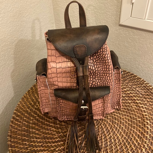 Freebird by Steven Handbags - Brett Backpack in pink
